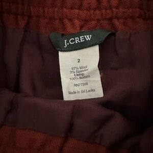 J crew wool skirt